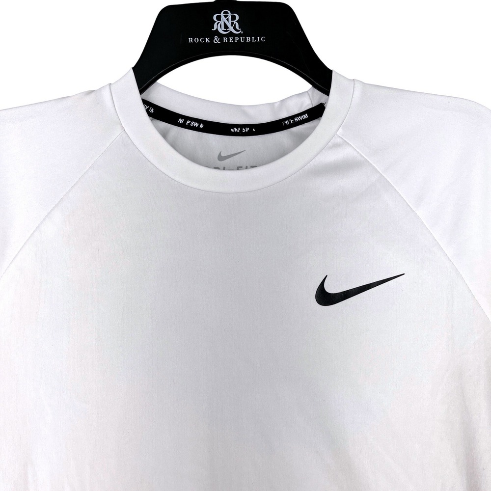 Nike‎ Dri Fit Swim Shirts White Performance S Mens